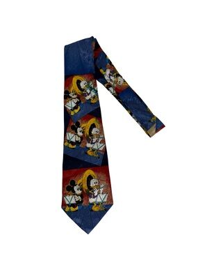 Vintage Disney Mickey Mouse & Donald Duck Musical Necktie